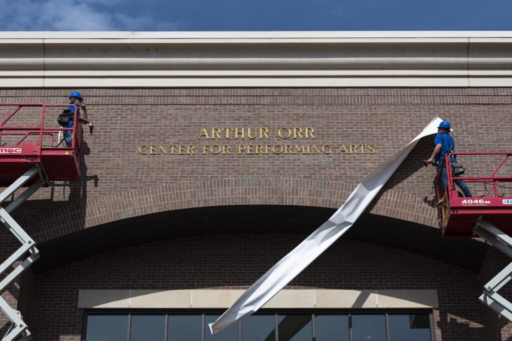 Arthur Orr Performing Arts Center Naming Ceremony