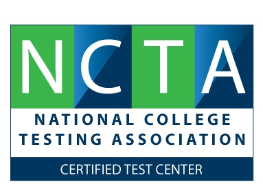 National College testing association certified test center logo