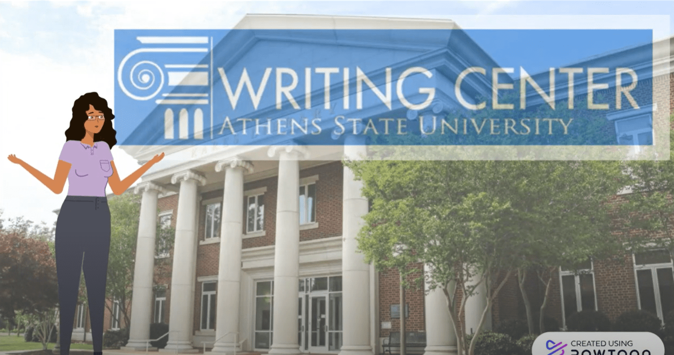 Writing center Intro video Thumbnail