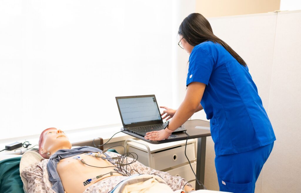 nursing students practical test
